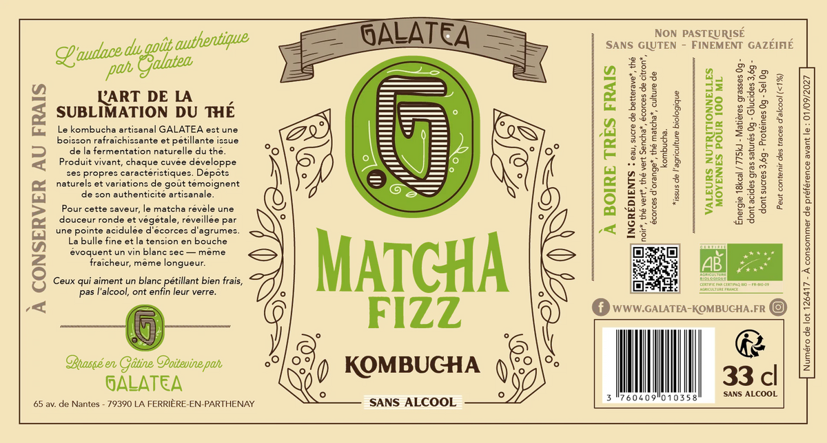 MATCHA FIZZ - Coffret 6x33cl