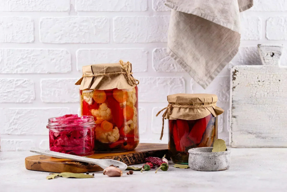 Pickles printaniers au kombucha