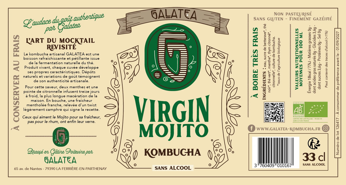 VIRGIN MOJITO - Coffret 6x33cl