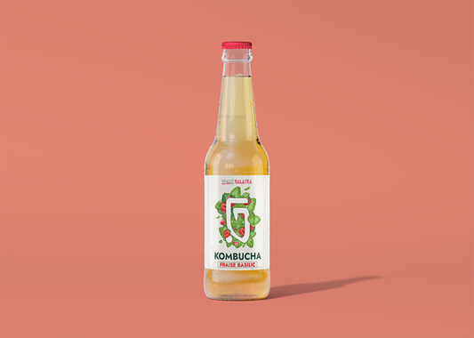 COFFRET KOMBUCHA - Fraise Basilic